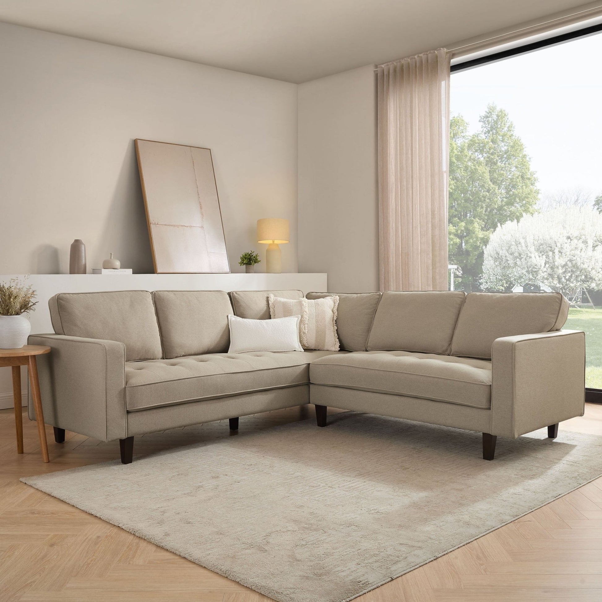 Sloane Left Hand Corner Sofa - Oatmeal - DUSK