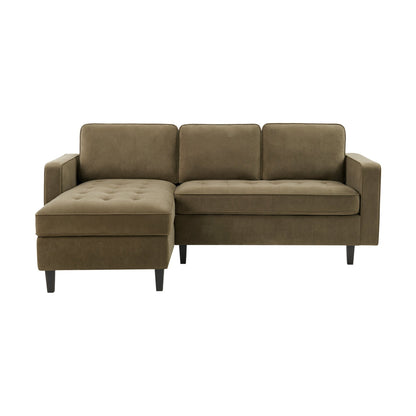 Sloane Left Hand Storage Chaise Sofa - Olive - DUSK