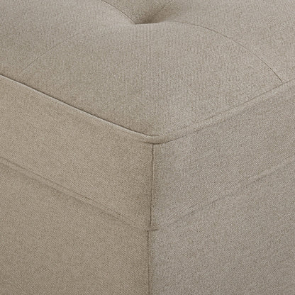 Sloane Pouffe - Oatmeal - DUSK