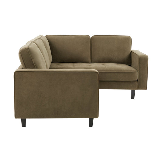 Sloane Right Corner Sofa - Olive - DUSK