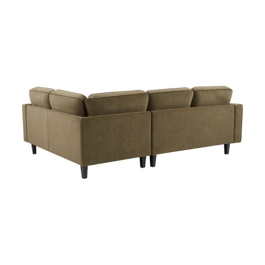 Sloane Right Corner Sofa - Olive - DUSK