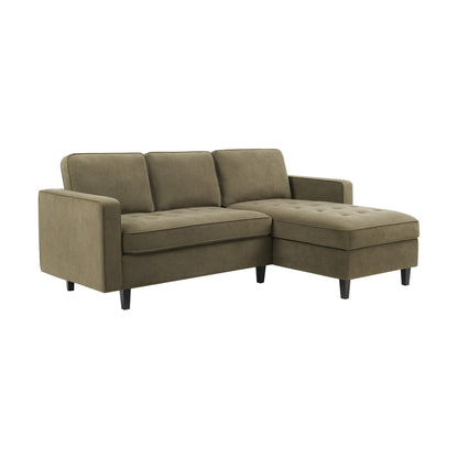 Sloane Right Hand Storage Chaise Sofa - Olive - DUSK