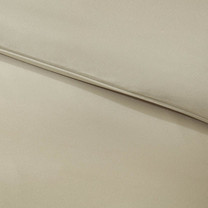 Soft Touch Microfibre Duvet Cover Set - Stone - DUSK