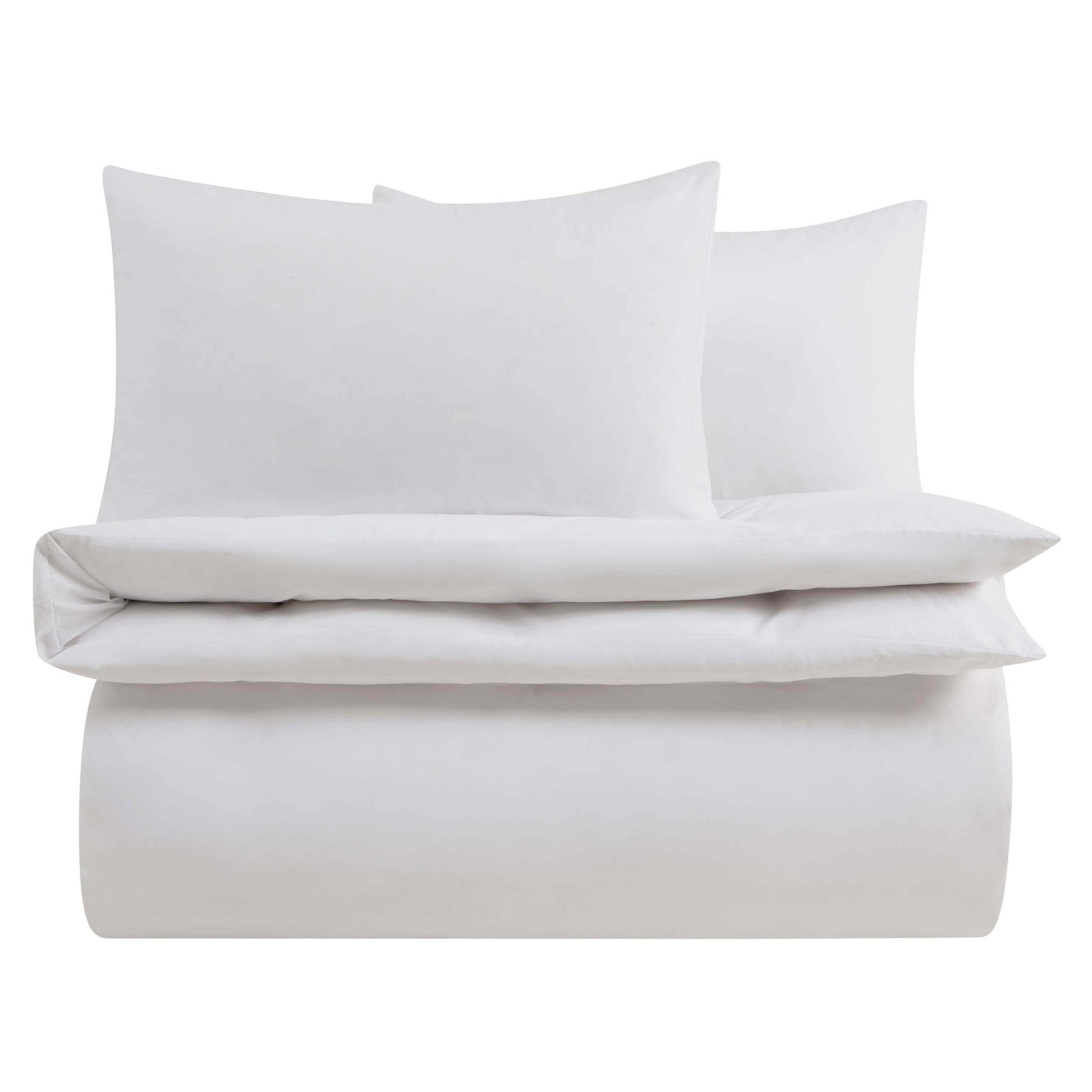 Soft Touch Microfibre Duvet Cover Set - White - DUSK