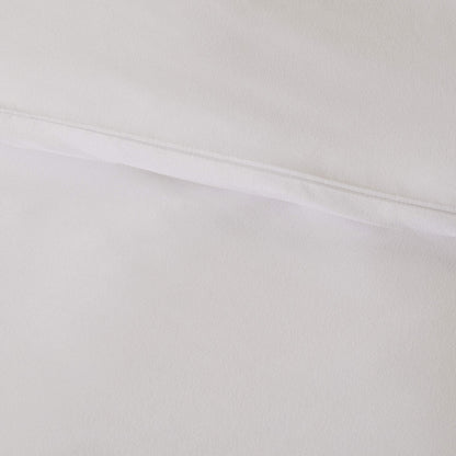 Soft Touch Microfibre Duvet Cover Set - White - DUSK