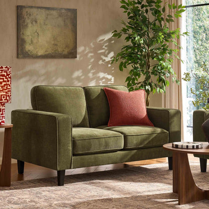 Soho 2 Seater Sofa - Chenille Olive - DUSK