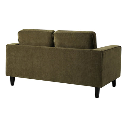 Soho 2 Seater Sofa - Chenille Olive - DUSK