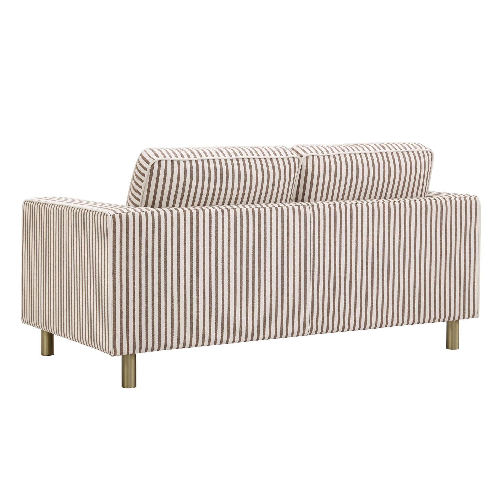 Soho 2 Seater Sofa - Chocolate Stripe - DUSK