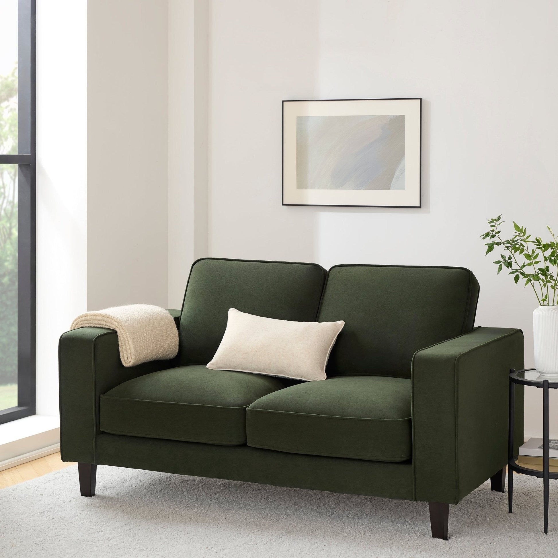 Soho 2 Seater Sofa - Dark Olive - DUSK