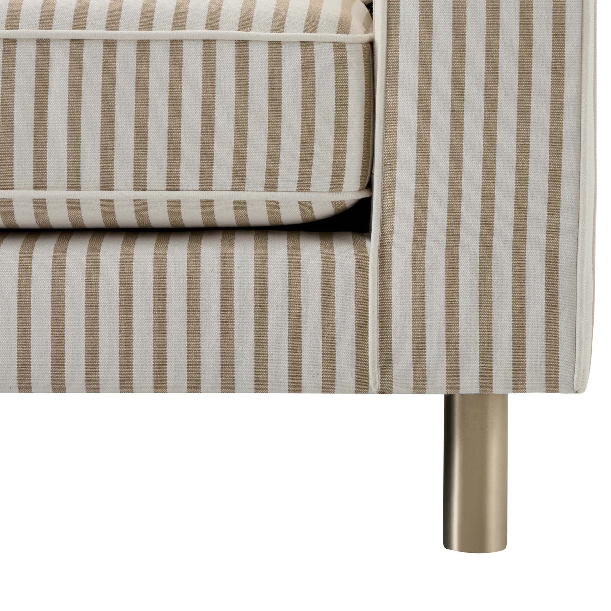 Soho 2 Seater Sofa - Sand Stripe - DUSK