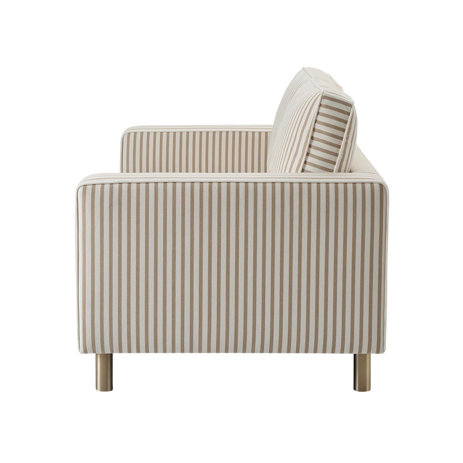 Soho 2 Seater Sofa - Sand Stripe - DUSK