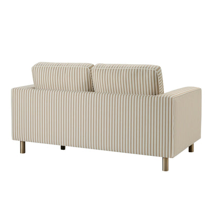 Soho 2 Seater Sofa - Sand Stripe - DUSK
