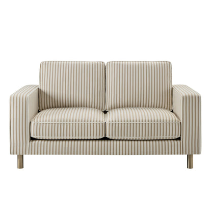 Soho 2 Seater Sofa - Sand Stripe - DUSK