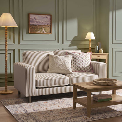 Soho 2 Seater Sofa - Sand Stripe - DUSK