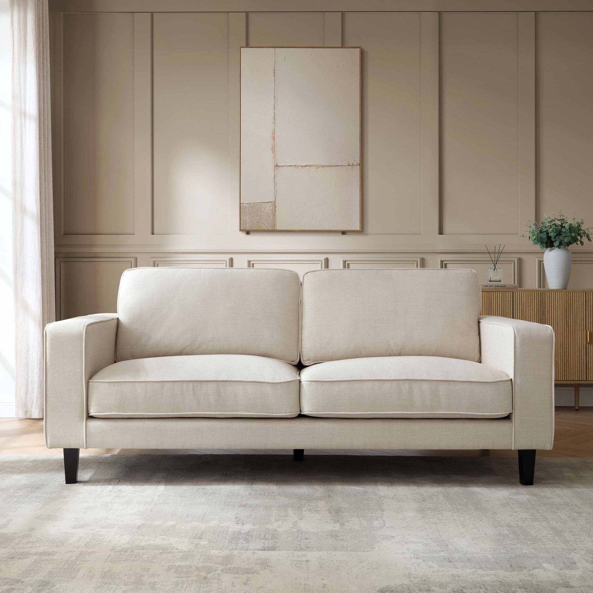 Soho 3 Seater Sofa - Beige - DUSK