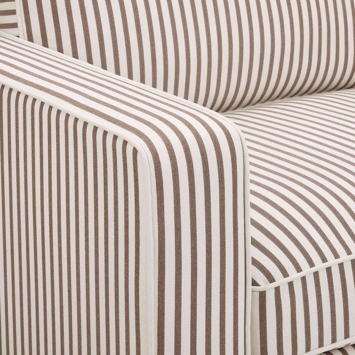 Soho 3 Seater Sofa - Chocolate Stripe - DUSK