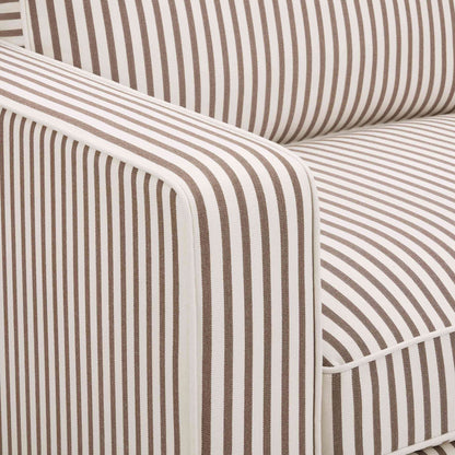 Soho 3 Seater Sofa - Chocolate Stripe - DUSK