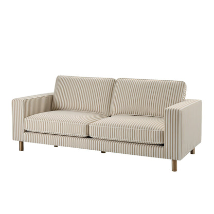 Soho 3 Seater Sofa - Sand Stripe - DUSK