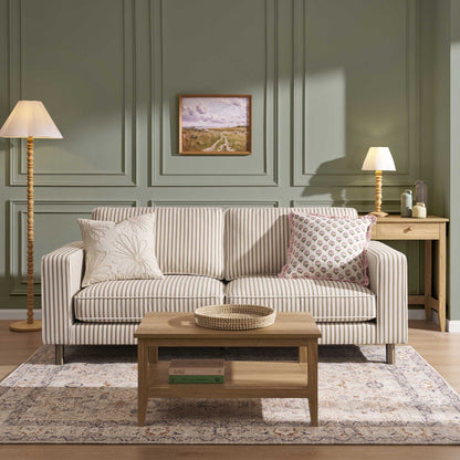 Soho 3 Seater Sofa - Sand Stripe - DUSK