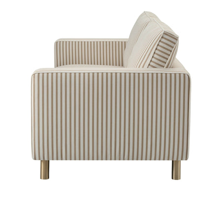 Soho 3 Seater Sofa - Sand Stripe - DUSK