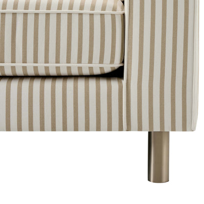 Soho 3 Seater Sofa - Sand Stripe - DUSK