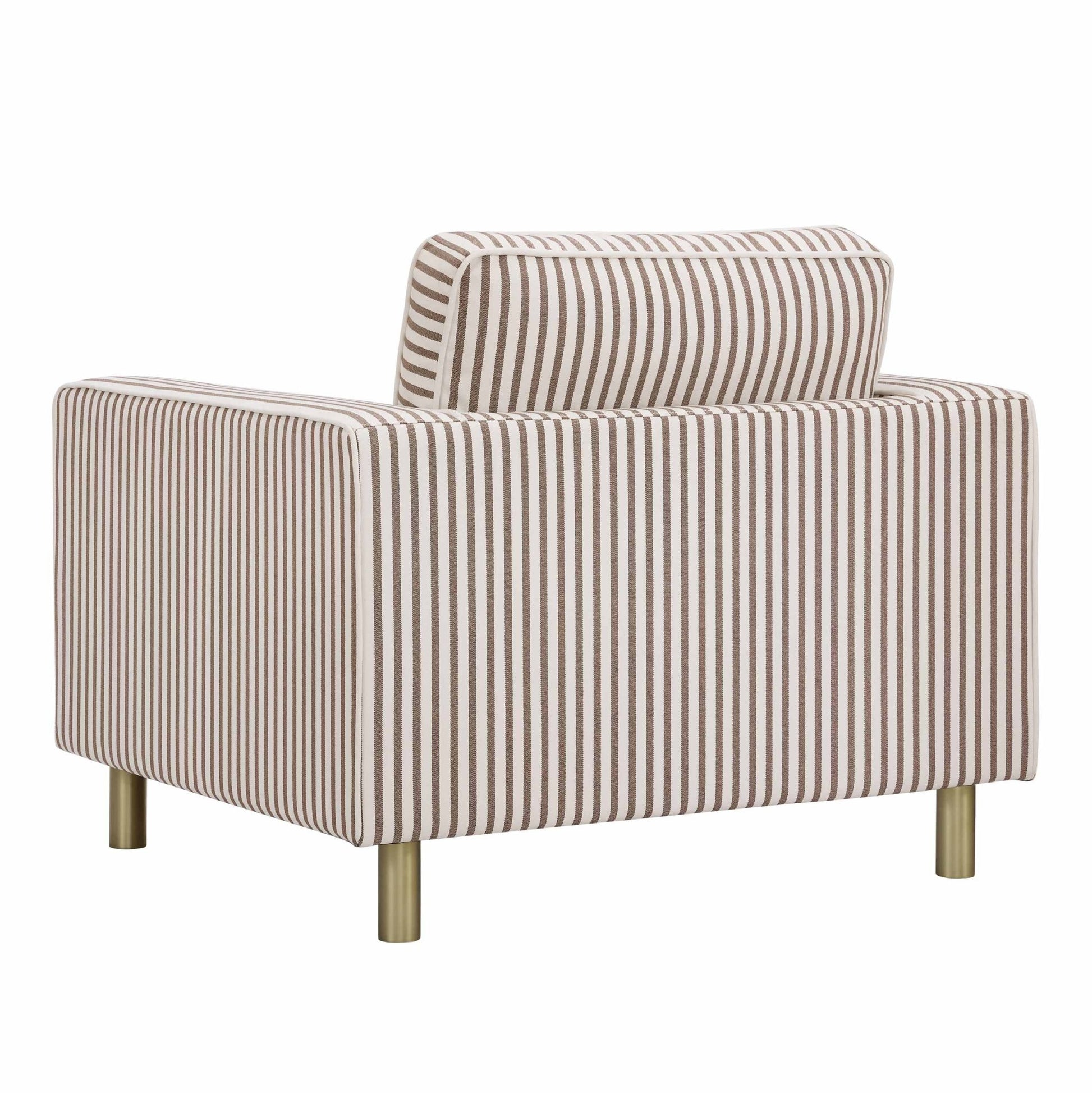 Soho Armchair - Chocolate Stripe - DUSK