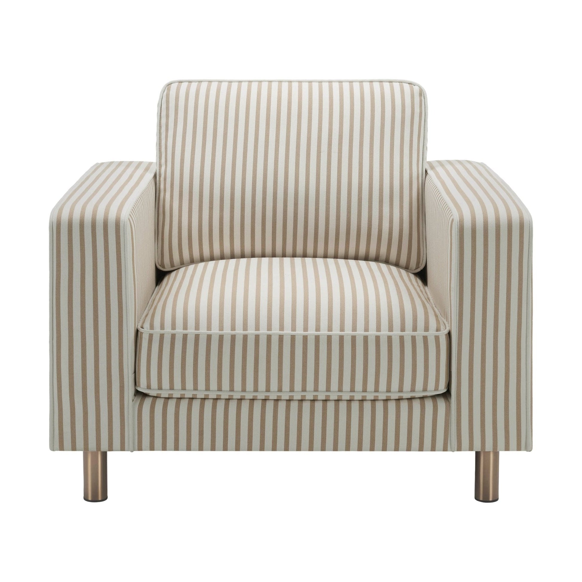 Soho Armchair - Sand Stripe - DUSK