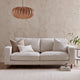 Soho Bouclé 3 Seater Sofa - Ivory - DUSK