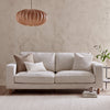 Soho Bouclé 3 Seater Sofa - Ivory - DUSK