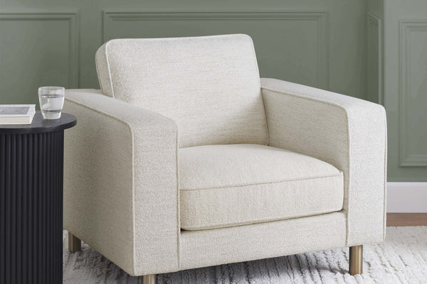 Soho Boucle Armchair - Ivory - DUSK