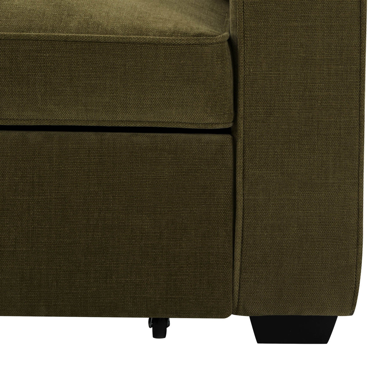 Soho Chair Bed - Chenille Olive - DUSK