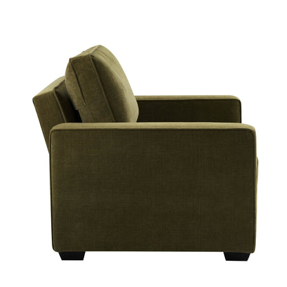 Soho Chair Bed - Chenille Olive - DUSK