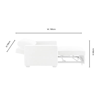 Soho Chair Bed - Grey - DUSK