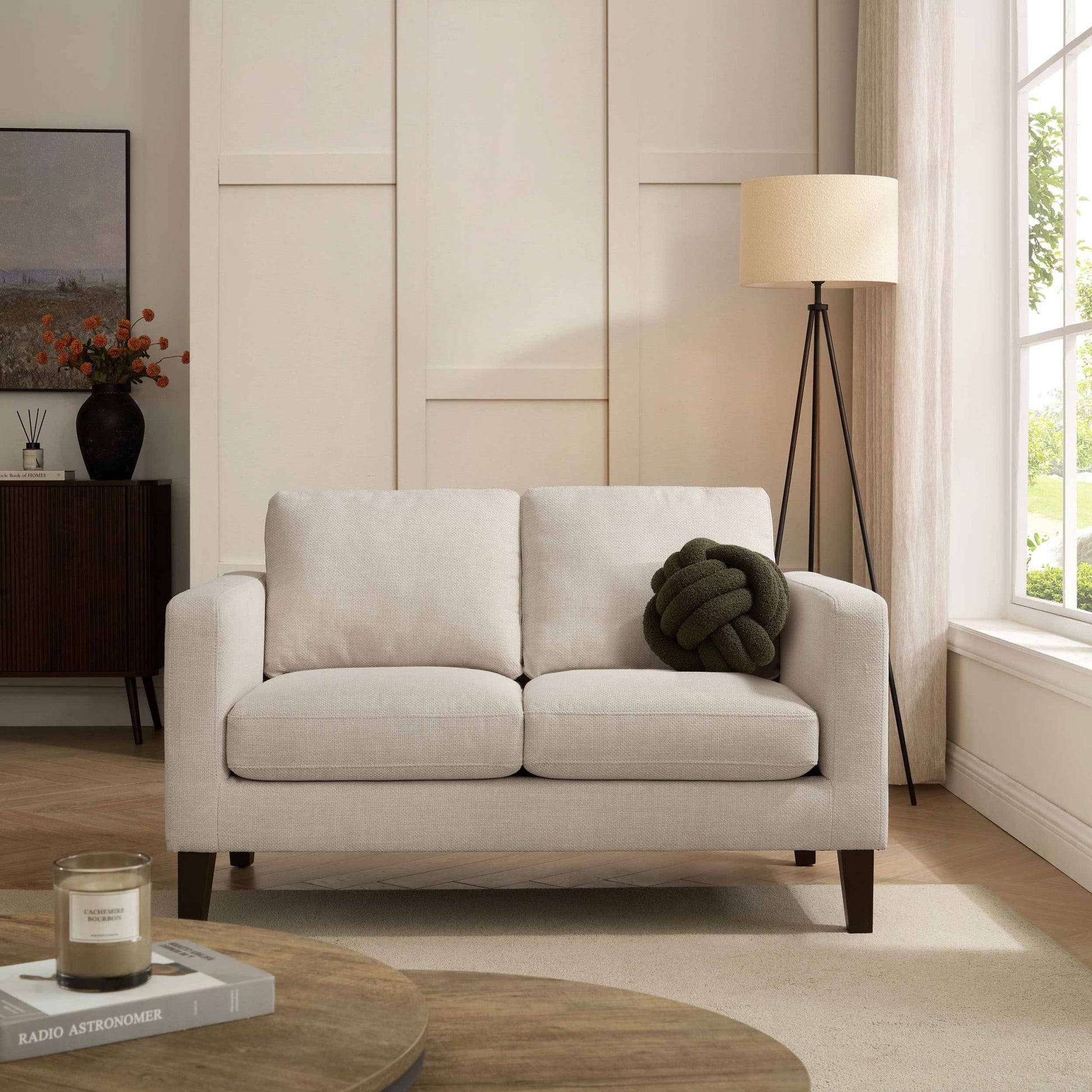 Soho Compact 2 Seater Sofa - Beige - DUSK