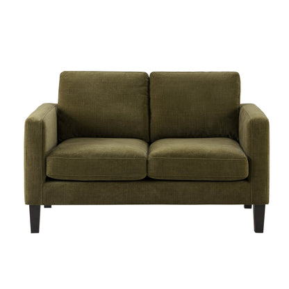 Soho Compact 2 Seater Sofa - Chenille Olive - DUSK