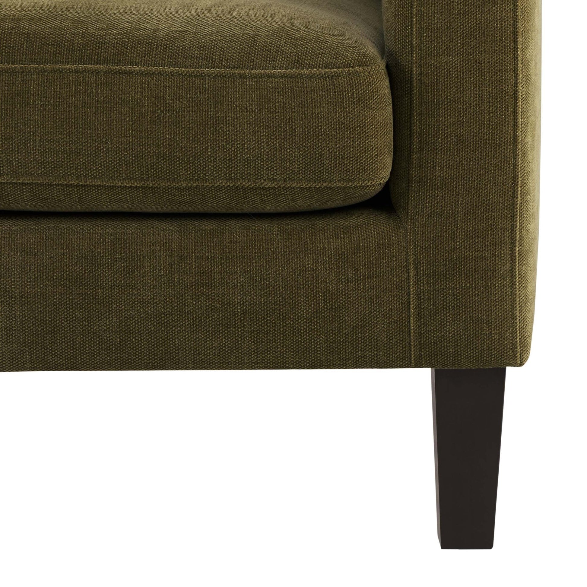 Soho Compact 2 Seater Sofa - Chenille Olive - DUSK