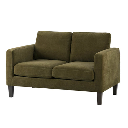 Soho Compact 2 Seater Sofa - Chenille Olive - DUSK