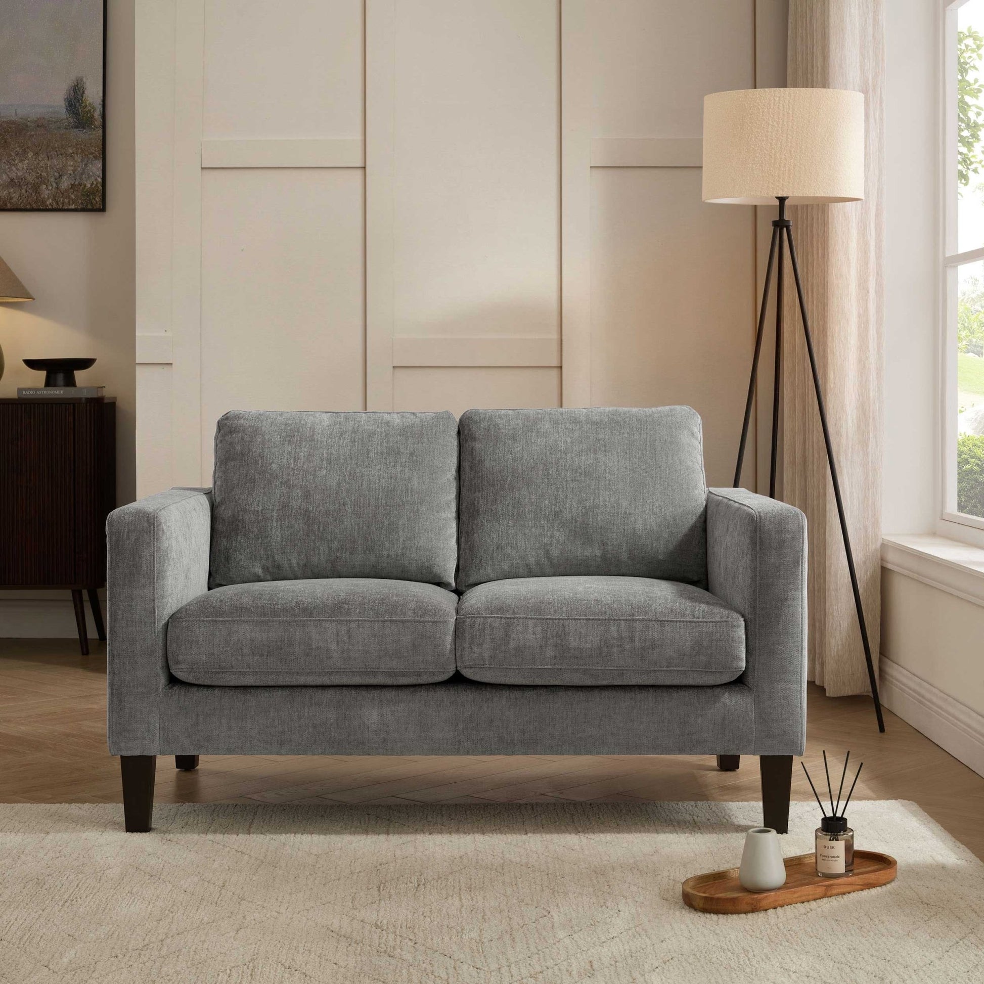 Soho Compact 2 Seater Sofa - Grey - DUSK