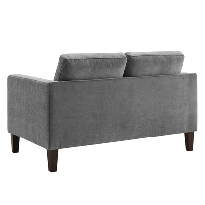 Soho Compact 2 Seater Sofa - Grey - DUSK