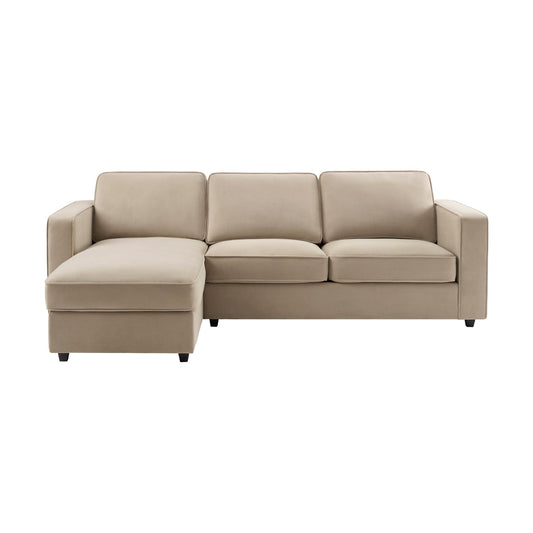 Soho Left Hand Chaise Storage Sofa - Sand - DUSK