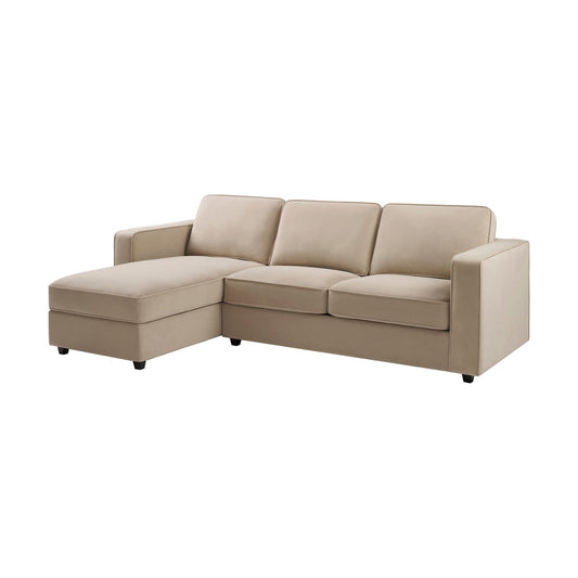 Soho Left Hand Chaise Storage Sofa - Sand - DUSK