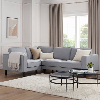 Soho Left Hand Corner Sofa - Blue Grey - DUSK