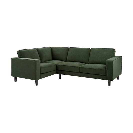 Soho Left Hand Corner Sofa - Dark Olive - DUSK