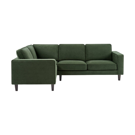 Soho Left Hand Corner Sofa - Dark Olive - DUSK