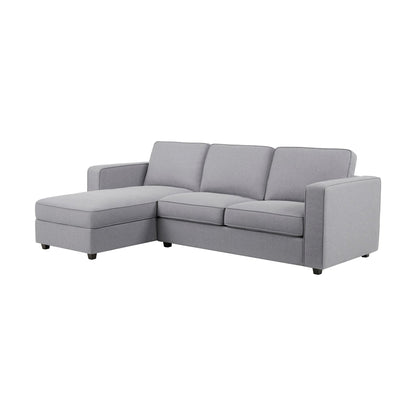 Soho Left Hand Storage Chaise Sofa - Blue Grey - DUSK