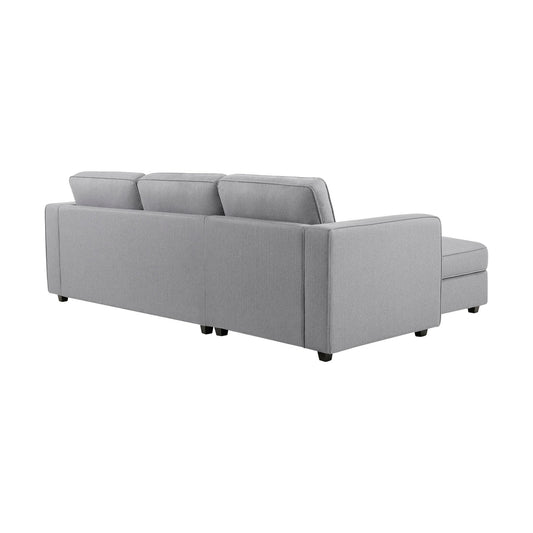 Soho Left Hand Storage Chaise Sofa - Blue Grey - DUSK