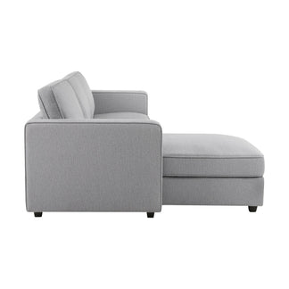 Soho Left Hand Storage Chaise Sofa - Mid Grey – DUSK