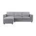 Soho Left Hand Storage Chaise Sofa - Mid Grey – DUSK