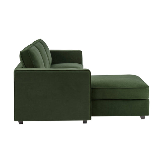 Soho Left Hand Storage Chaise Sofa - Dark Olive - DUSK