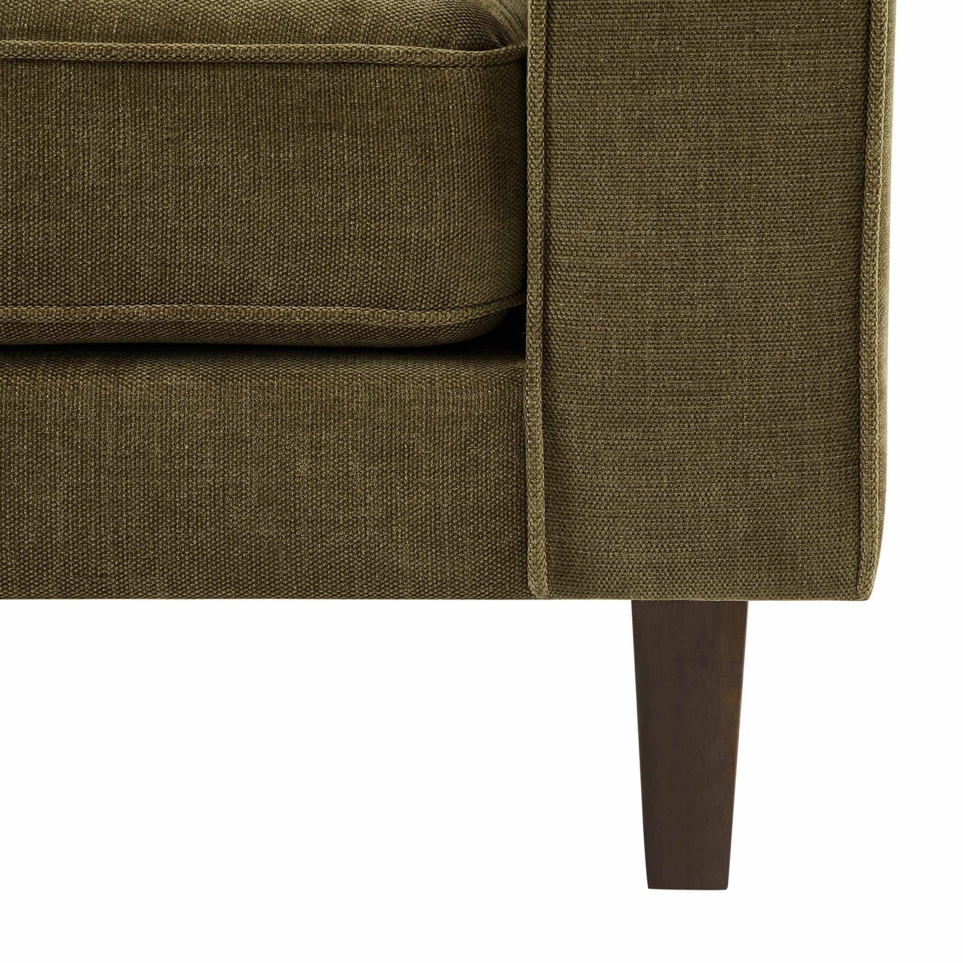Soho Loveseat - Chenille Olive - DUSK